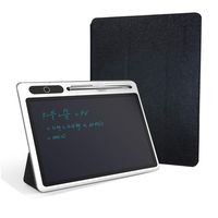 Aibecy 10in LCD Electronic Memo and Writing Tablet for Elderly and Children Write to Communicate Portable Intelligent Blackboard with Leather Case