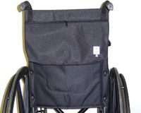Handi Pockets 3b6bk Storage Accessory Wheelchair, Cordura, Black with Zipper
