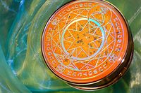 Mimoo-Stylish Premium Contact Lens Case,Contact Lens Container Kit Set Contacts Lens Holder Travel & Home Kit with Mirror,Tweezers,Stick Connection (Orange)