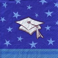 Graduation Lettering Paper Beverage Napkins (20 Pack)