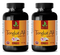 Sex Performance Pills - TONGKAT ALI Root Extract (200:1) 400MG - Tongkat Ali 200 1 Root Extract - 2 Bottle 120 Capsules