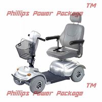 Golden Technologies - Avenger - Heavy Duty Scooter - 4-Wheel - Silver - Phillips Power Package TM - to $500 Value