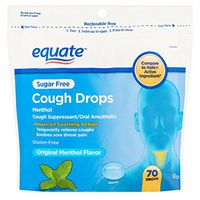 Pack of 12 - Equate Sugar Free Cough Drops, Menthol, 70 Ct