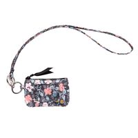 Zip ID Case with Lanyard, Fashion Lanyard Wallet, ID Case Wallet with Lanyard