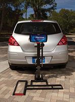 Harmar Mobility AL015 Micro Power Scooter/Wheelchair Lift Outside Fully Automatic Carrier with II/III Hitch Adapter & Wiring Harness & Swing-Away Arm