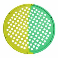 Cando 10-0857 Yellow/Green Multi Resistance Web Hand Therapy Device, 14" Diameter Latex, X-Light/Medium Resistance