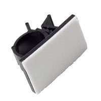 10Pcs Black Adhesive Backed Nylon Wire Adjustable Cable Clips Clamps Fit for Cable Diameter 17mm-20mm