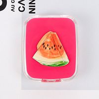 Hehing Cute Fruit Pattern Portable Contact Lenses Case Travel Kit Box Storage Holder (Watermelon)