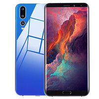 Unlocked Smartphone,6.1 inch HD 18:9 LCD Full Screen Dual HD Camera Smartphone Android8.1 Eight Cores 1GB+8GB Face Recognition WiFi Bluetooth GPS 3G Call Mobile Phone (Blue, P20 pro Cellphone)