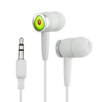 Avocado Novelty in-Ear Earbud Headphones - White