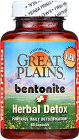 Yerba Prima Bentonite Plus Herbal Detox - 60 veggie caps