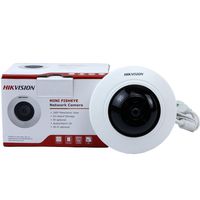 Hikvision 4MP Compact Fisheye Network Camera DS-2CD2942F-IS 1.6mm Lens POE Day/Night Security Surveillance Camera ONVIF English Version Firmware Upgradeable