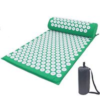 Acupressure Massager Mat Relaxation Relief Stress Tension Body Yoga Mat Spike Relieve Stress Pain Cushion Set,Cushion Pillow Bag