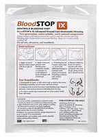 BloodSTOP iX Advanced Wound Care Hemostatic Dressing BS-iX-14N, 1 Count