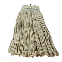 Impact 12124 Layflat Screw Type Cut End Cotton Wet Mop Head, Regular, 24 oz, White (Case of 12)