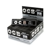 32 Booklets Rolling Paper OCB Premium King Size Slim + Filters Tips 1 Box