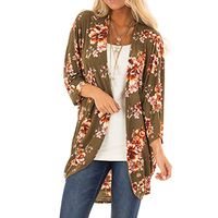 Summer Tops For Women 2019, Liraly Ladies Olive Printing Cardigan Easy Smock Blouse