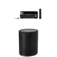 Yamaha RX-V685BL 7.2-Channel 4K Ultra HD AV Receiver + 2 MusicCast 20 Speakers (Black)