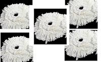 PRO 360 Rotating Spin Magic Mop - Dual Drying Version Replacement Mop Heads (Pro 360 Clean)- 5 Pack