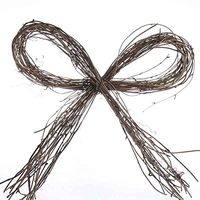 Package of 6 Primitive Natural Grapevine Bows for Decorating and Designing