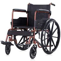 Wheelchair Medical Equipment Multi-Functional, Lightweight Folding Manual, 360% Rotation, Suitable for: Elderly/Disabled (Black) Walker Assist Devices