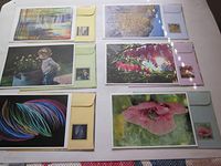 AAUW Notecards, Set of 12, in color w/matching envelopes, No message inside, Size 4 3/4" x 6 3/4"