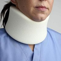 MediChoice Serpentine Cervical Collar, Medium, 1-Inch Firm-Density Foam Covered with Stockinette, Hook and Loop Closure, 4 Inch High x 20.25 Inch Long (Each of 1)