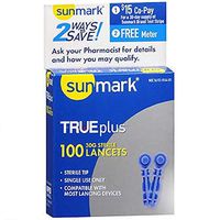 Sunmark Thin Lancets 28 Gauge - 100 ct.