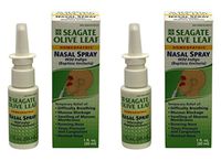 Seagate Products Homeopathic Olive Leaf Nasal Spray (pack of 2) 1 ounce