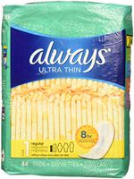 Always ULT Thin Reg 44ct Size 44ct Always Ultra Thin Regular Pad 44ct