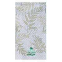 Hoffmaster 856301 Earth Wise Recycled Paper Guest Towel, Overall Embossed, 2 Ply, 1/6 Fold, 17" Length x 13" Width, Nature's Greens (Case of 1000)