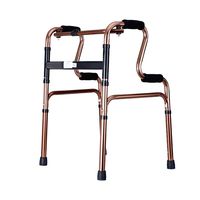 KALO Folding Walker for Seniors - Adult Walker - Portable Medical Walker with Adjustable Height, 27-35 Inches