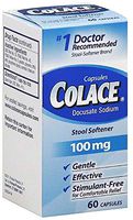 Colace Capsules 60ct Size 60ct Colace Capsules 60ct