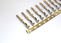 2543 2547 2.54mm Pitch Female Crimp Terminal Contact Pin Copper-Tin for 28-22 AWG 2-12 POS Connector Plug Wire Cable x 200 pcs