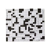 Focus Cloth Crossword Puzzle Microfiber Eyeglasses/Smartphone Cleaning Cloth