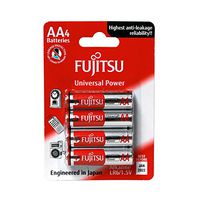 AA Fujitsu Alkaline Battery Universal Power Type Batteries (AA_4 Pack) (Made in Japan)