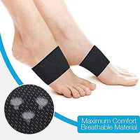 Compression Arch Support Elastic Reusable For Men & Women Feet Plantar Fasciitis Inserts Sleeves Unisex Braces For Foot Pain Flat Heel Spurs High/Low/Fallen Arches Pain Relief Socks