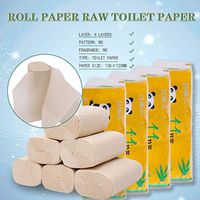 cigou Toilet Paper Table Kitchen Paper Towel Soft Paper Hand Towel, Long-Lasting, Quick Absorbing, High Capacity 10 Roll case