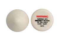 Benefit Denial Round Ink Tag Beige Style 2 w/ Backs 1,000-pack NEW