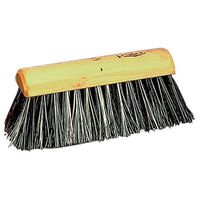 Scavenger Small Yard Broom Head (3.5in Trim) (Black/White)