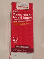 Walgreens Sinus Relief Nasal Spray 1 BOX 0.75 Fl Oz. (22ml) Nisb