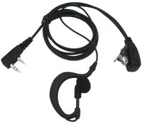 SUNDELY G Shape Clip Ear/Ear Hook Earpiece Headset for Kenwood Radio Walkie Talkie NX320 TK-270 TK-378 TK-3130 TH-47A 2-pin