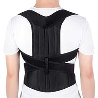 Yosoo Health Gear Back Brace Posture Corrector Adjustable Back Shoulder Lumbar Waist Support Belt for Men and Women, Improve Posture, Prevent Slouching, Pain Relief (XXL 42"-50")