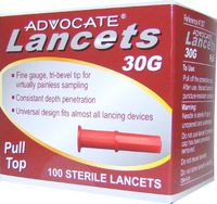 ADVOCATE Lancets 30G 100 Count