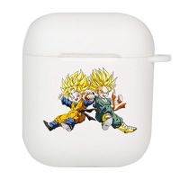 Phoetya Dragon Ball Z Airpod Case, Japanese Anime Airpods Cover, Portable & Protective Silicone Cover Case for Apple Airpods(White)