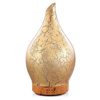 Essential Oil Diffuser Aromatherapy Diffusers for Therapeutic Oils - Ultrasonic Vase Cover & LED Light Display - Air Humidifier for Home, Office, Spa