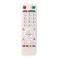 Zripool Replacement Remote Control Controller For LOOL Loolbox IPTV Box GREAT BEE IPTV And MODEL 5 OR 6 Arabic Box (White)