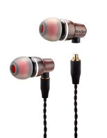 BASN Wood Earphones with HD Clear Crisp Sound Noise Isolation Deep Bass Headphones