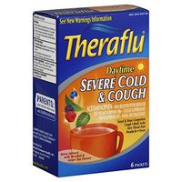 Theraflu Daytime Severe Cold & Cough, 6 Packets (Pack of 2)