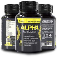ALPHA MALE Enlargement Pills For Men - Natural Stamina Fuel For Men, Male Testosterone Booster, 90 Capsules, Workout Supplements For Men, Male Performance Enhancement Pills, Blood Flow Pills For Men